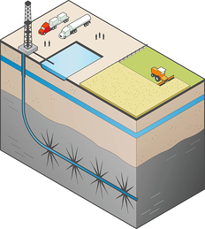 fracking illustration